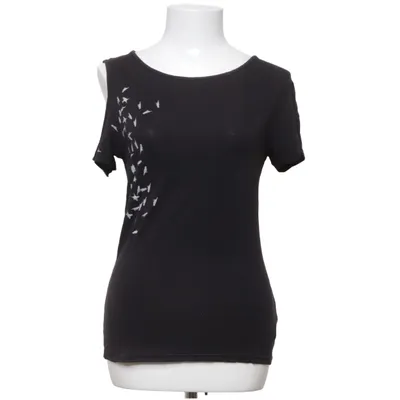 T-shirt (Sort, Sølv) fra Atticus Elastan, Modal