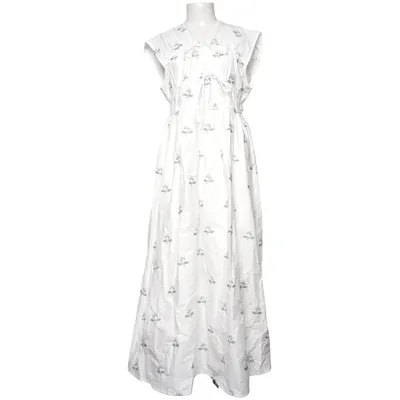 Maxikleid (Weiß, Blau, Grün) von MbyM Baumwolle