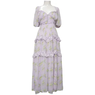 Maxi dress (Purple, Yellow, Green) from ASOS Design Polyester