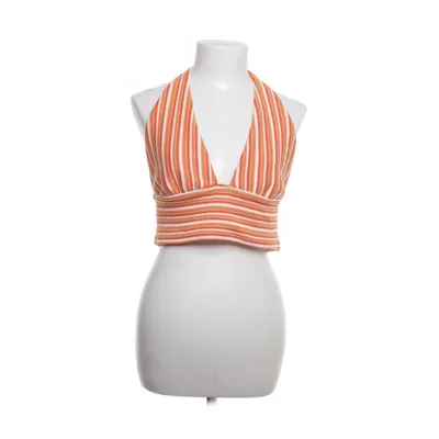 Halterneck top (Flerfarvet, Orange) fra Divided by H&M Polyester, Elastan