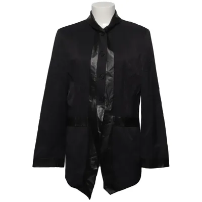 Blazer (Noir) de Ivan Grundahl Acétate, Coton, Cuir, Polyamide, Viscose