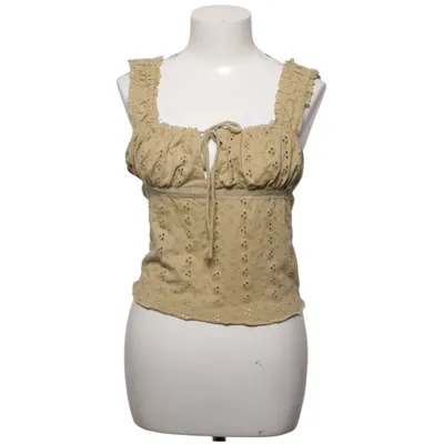 Crop top (Beige) from Urban Outfitters Cotton, Elastane