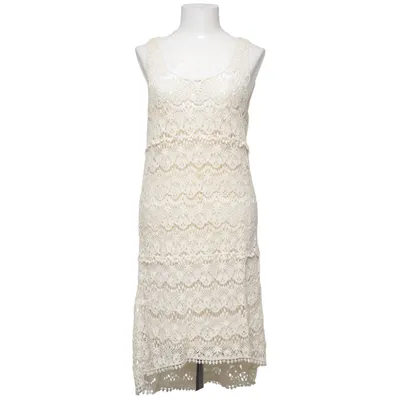 Kleid (Beige) von Size 8 Needle Baumwolle, Viskose