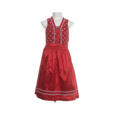 Dirndl (Rood, Wit) van Alpin Katoen, Polyester