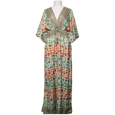 Robe longue (Vert, Marron, Blanc) de Yu & Me