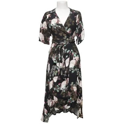 Robe portefeuille (Noir, Multicolore) de Zara Woman