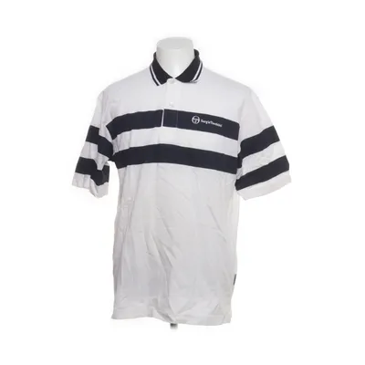 Pikétröja (Vit, Blå) från Sergio Tacchini Bomull