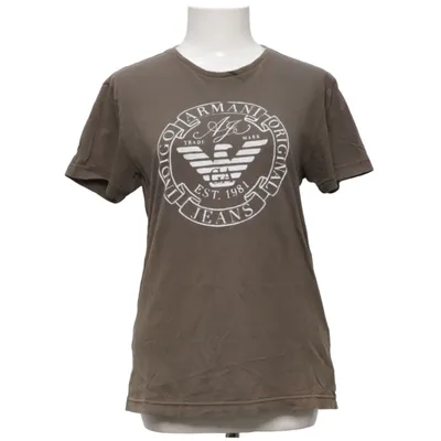 T-shirt (Marron) de Armani Jeans Coton