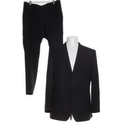 Suit (Black, Multicolored) from Oscar Jacobson Viscose, Wool