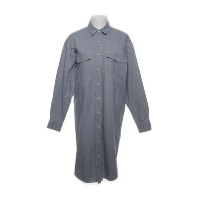 Denim jurk (Blauw, Wit) van Wood Wood Katoen