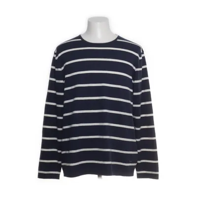 Long sleeve T-shirt (Blue, White, Multicolored) from Ragman Cotton, Cashmere, Wool