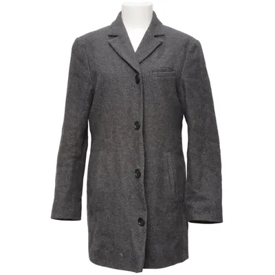Frakke (Grå) fra Bertoni Polyester, Uld