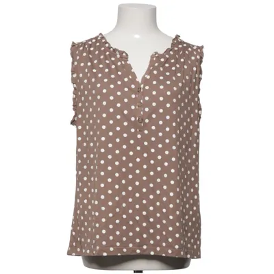 Top (Bruin, Wit) van Lascana Polyester, Viscose