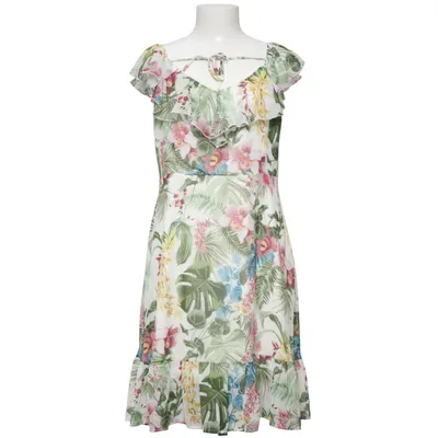 Robe (Blanc, Multicolore) de Orsay Élasthane, Polyester, Viscose