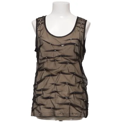 Top (Black, Beige) from Bandolera Elastane, Viscose