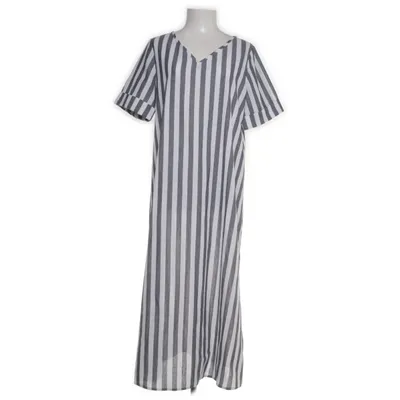 Kjole (Hvid, Grå) fra Emery Rose Polyester, Bomuld, Viscose
