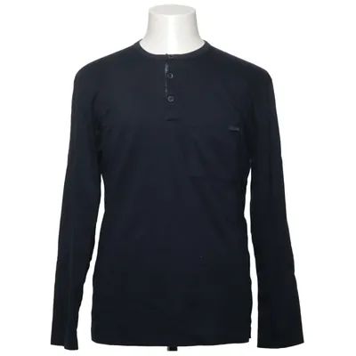 Henley shirt (Blauw) van Calida Katoen