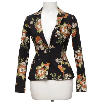 Kavaj (Svart, Flerfärgad) från Fashion Nova Elastan, Polyamid, Viskos