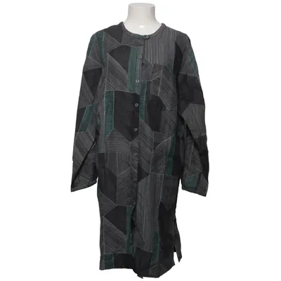 Shirt dress (Gray, Blue, White) from Gudrun Sjödén Linen, Lyocell
