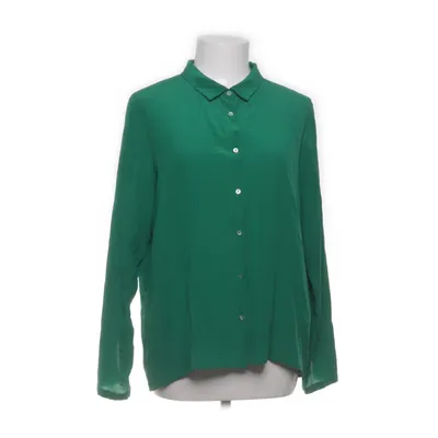 Blus (Grön) från Zara Basic Silke