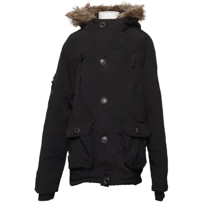 Parka (Black) from Ripstop Polyamide, Polyester