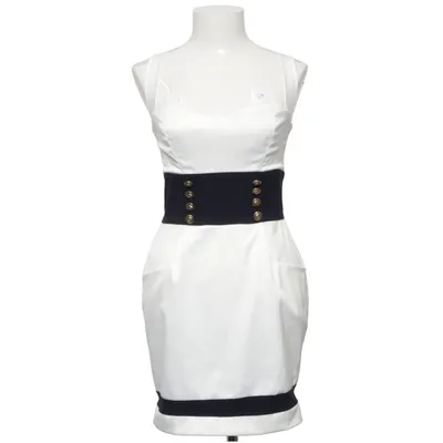 Jurk (Wit, Zwart) van Rare Elastaan, Polyamide, Polyester, Viscose