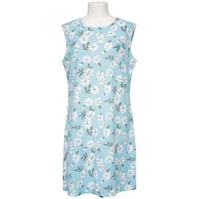Kleid (Blau, Weiß, Grün) von Mas Fashion Elasthan, Polyester