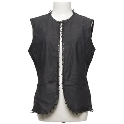Spijker gilet (Grijs) van Kapalua Katoen, Elastaan, Polyamide