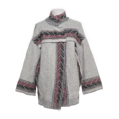 Cardigan (Grijs, Meerkleurig) van Zara Knit Polyamide, Wol