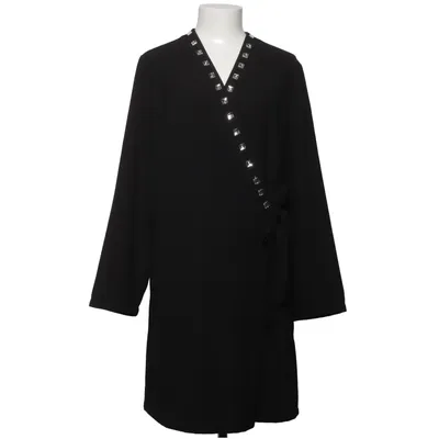 Wrap dress (Black) from B.B Polyester