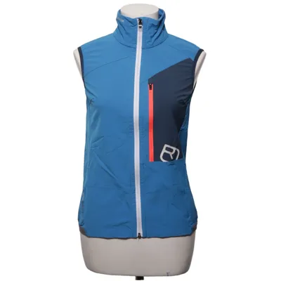 Outer vest (Blue, Multicolored) from Ortovox Elastane, Merino wool, Polyamide