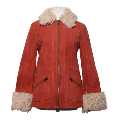 Shearlingjacka (Orange, Beige) från House of Harlow 1960 Skinn, Polyester