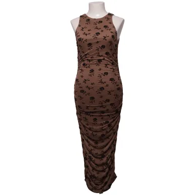 Klänning (Beige, Svart) från Noella Elastan, Polyester