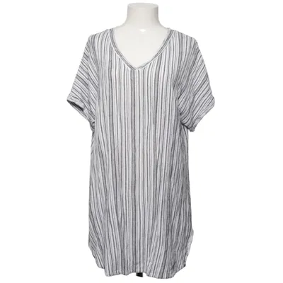 Tunic (White, Black) from Masai Cotton, Linen, Viscose