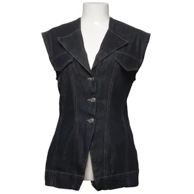 Gilet en jean (Bleu) de Perfect Jeans Gina Tricot Coton recyclé