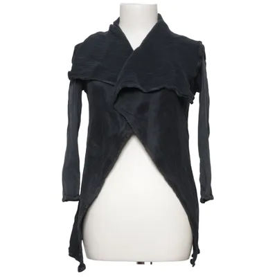 Cardigan (Grå) fra Silkwear Bomuld, Silke