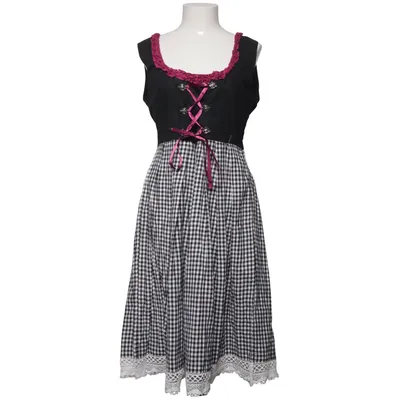 Dirndl (Sort, Hvid, Pink) fra Waldschütz Bomuld