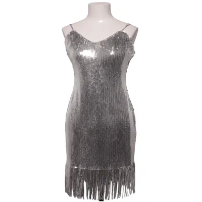 Cocktailklänning (Silverfärgad) från NA-KD Elastan, Polyester