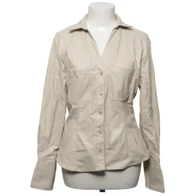 Shirt (Beige) from Zara Polyurethane