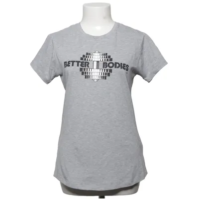 T-shirt (Grijs) van Better Bodies Katoen, Elastaan, Polyester
