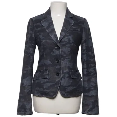 Blazer (Blue, Gray) from IQ+ Berlin Polyester, Wool
