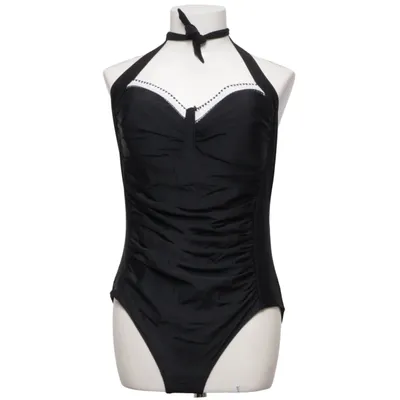 Maillot de bain une pièce (Noir) de Hunkemöller Élasthane, Polyamide