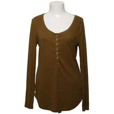 Henley T-shirt (Grøn) fra Old Navy Elastan, Polyester, Viscose