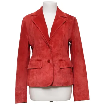 Leather blazer (Red) from Rock'n Blue Leather, Polyester