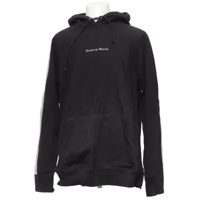 Sweat à capuche (Noir) de Raised by Wolves Coton
