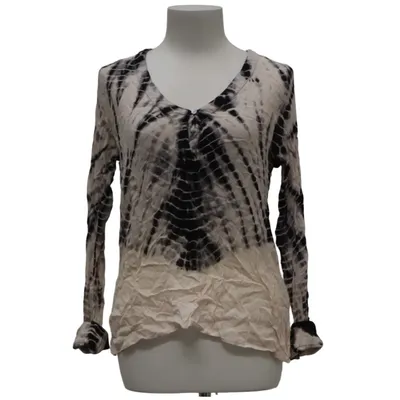 Haut (Noir, Blanc) de Sina Viscose