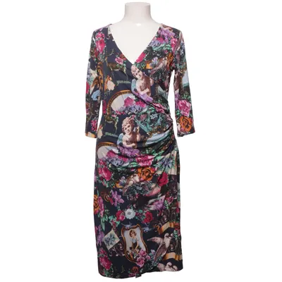 Klänning (Blå, Flerfärgad) från Milano Italy Polyester, Viskos