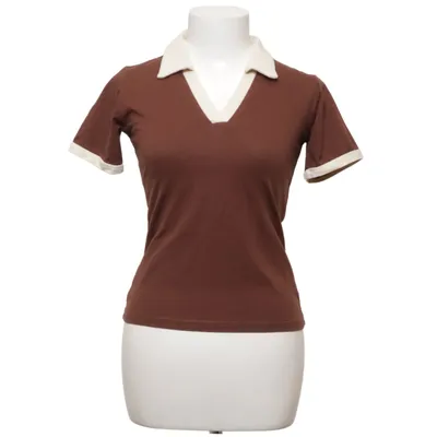 Top (Bruin, Beige) van Dazy Katoen, Elastaan