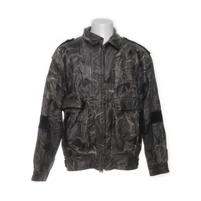 Läderjacka (Grå) Skinn, Viskos