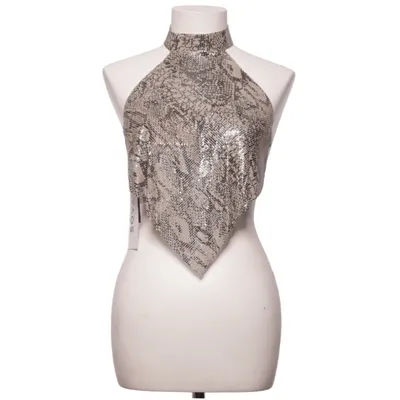 Top typu halter (Szary, Czarny) z Soya Fashion
